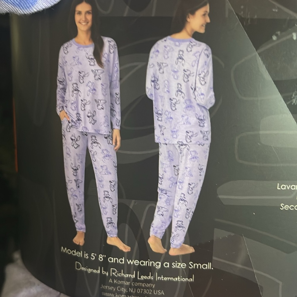 Woman’s brand new Disney stitch pajamas, two-piece set - Picture 4 of 5